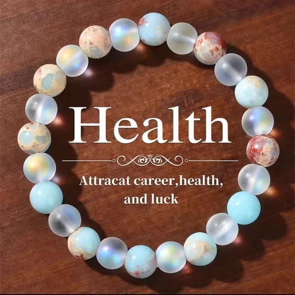 Natural Stone Health Energy Bracelet – Career, Health & Luck Attraction - Picture 4 of 8